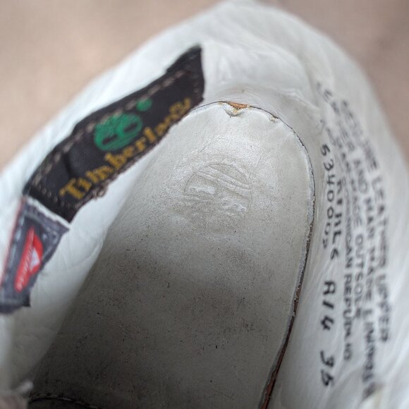 Timberland Cream Ankle Boots - Picture 5 of 7